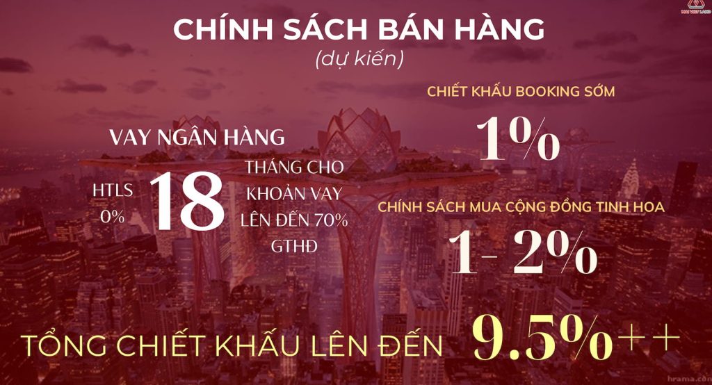 Chính sách bán hàng đột phá Happy One Mori
